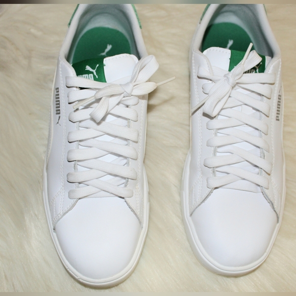 PUMA Women's 11 Serve Pro Lite SoftFoam+ White Green Tennis Shoes Sneakers - Picture 6 of 16